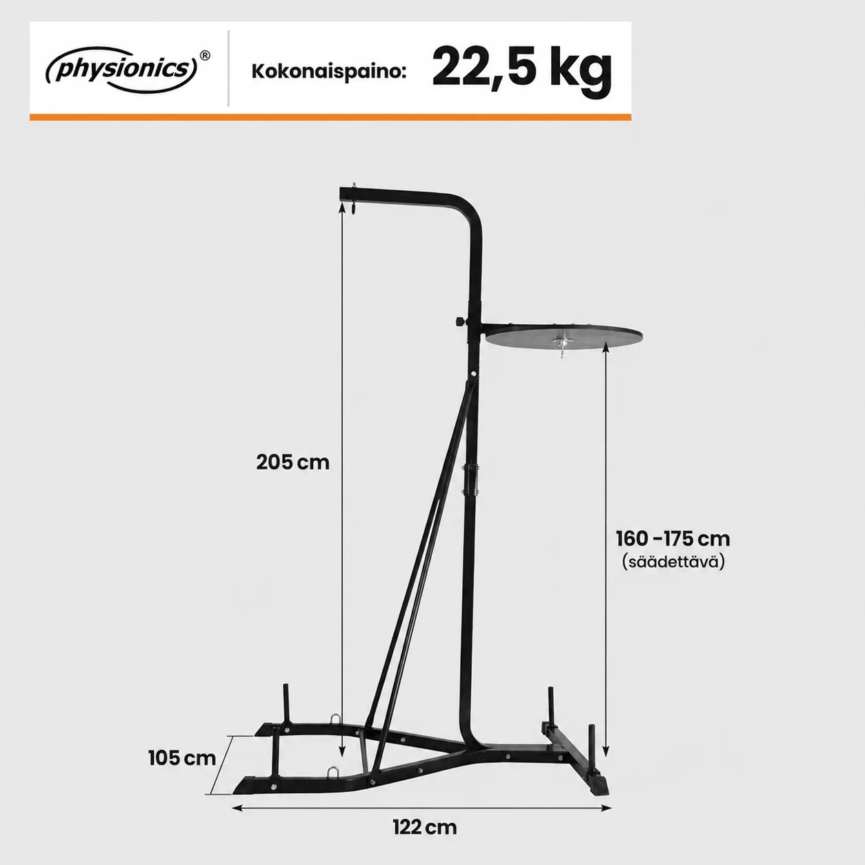 2-in-1 nyrkkeilysäkkiteline päärynäpallon alustalla - Image 5
