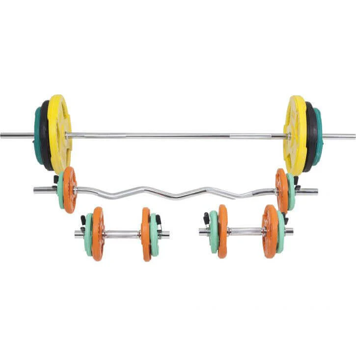 Levytankosarja 108 kg Tri Grip levypainoilla - Image 2