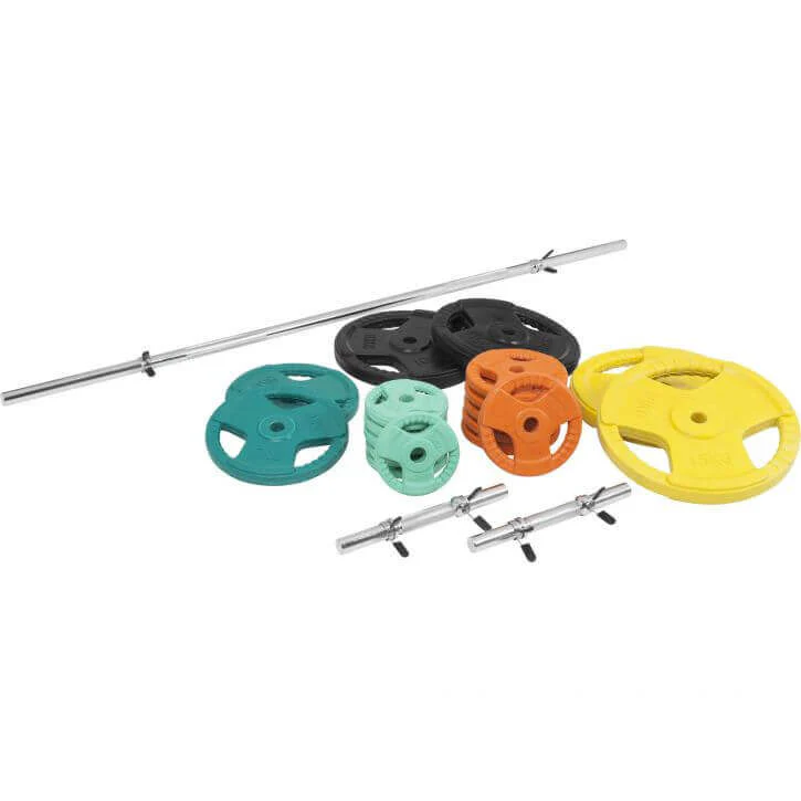 Levytankosarja 100 kg Tri Grip levypainoilla - Image 3