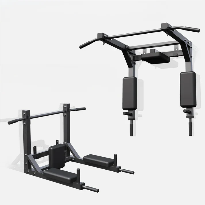 4-In-1 leuanvetotanko ja dippiteline seinään - Image 2