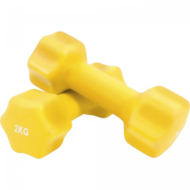 Aerobic hexagon-käsipainosetti 1–10 kg neopreenipinnoitteella - Image 6