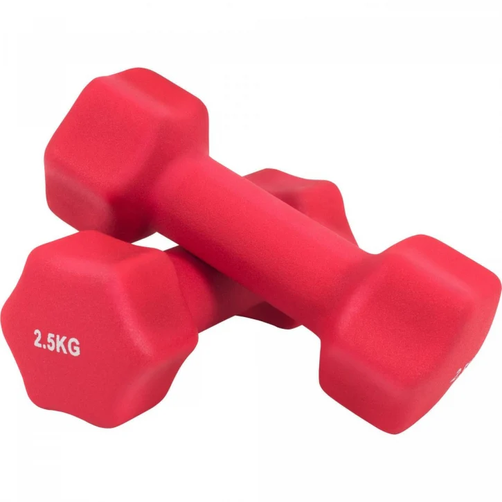 Aerobic hexagon-käsipainosetti 1–10 kg neopreenipinnoitteella - Image 7