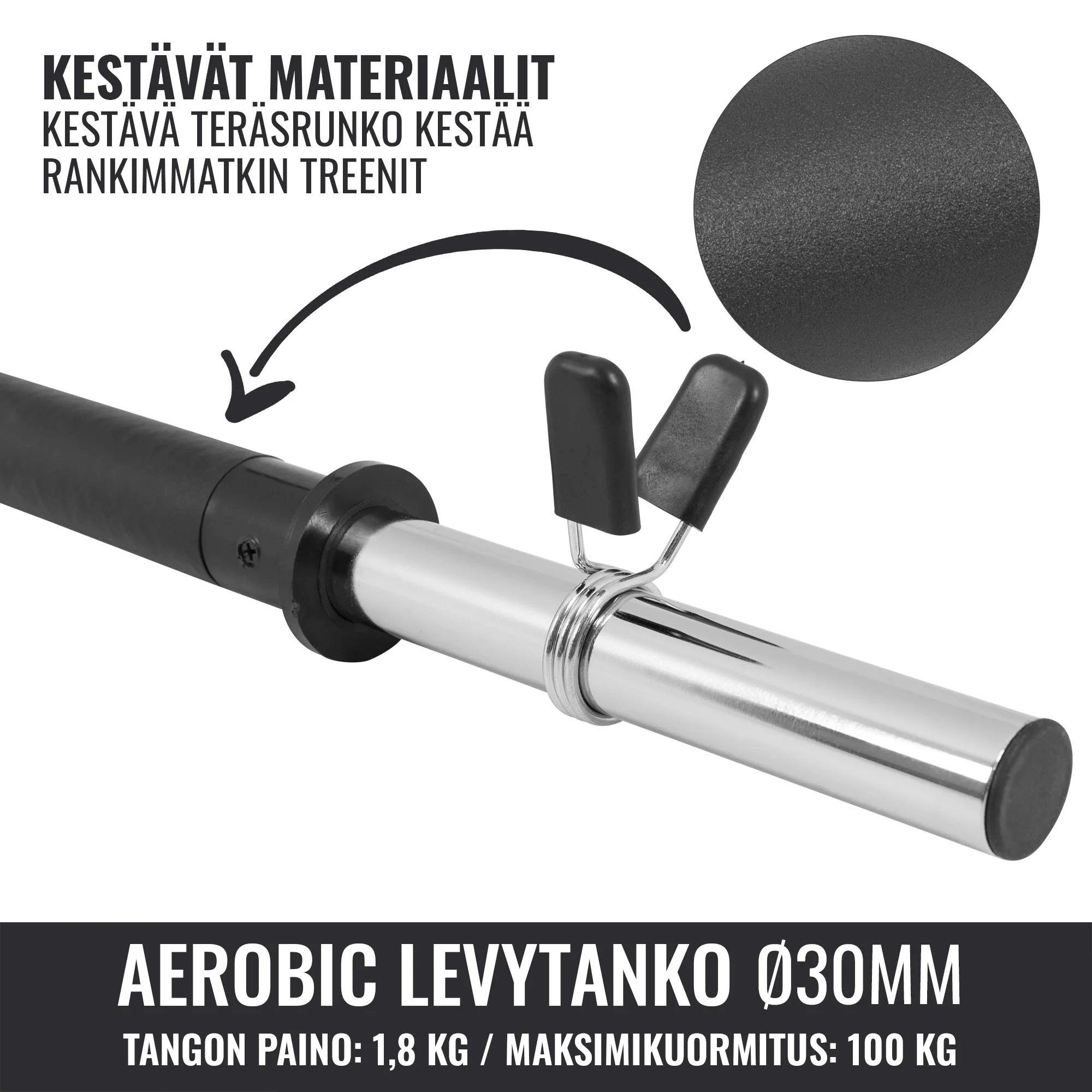 Aerobic-levytanko jousilukoilla 130 cm - Image 8