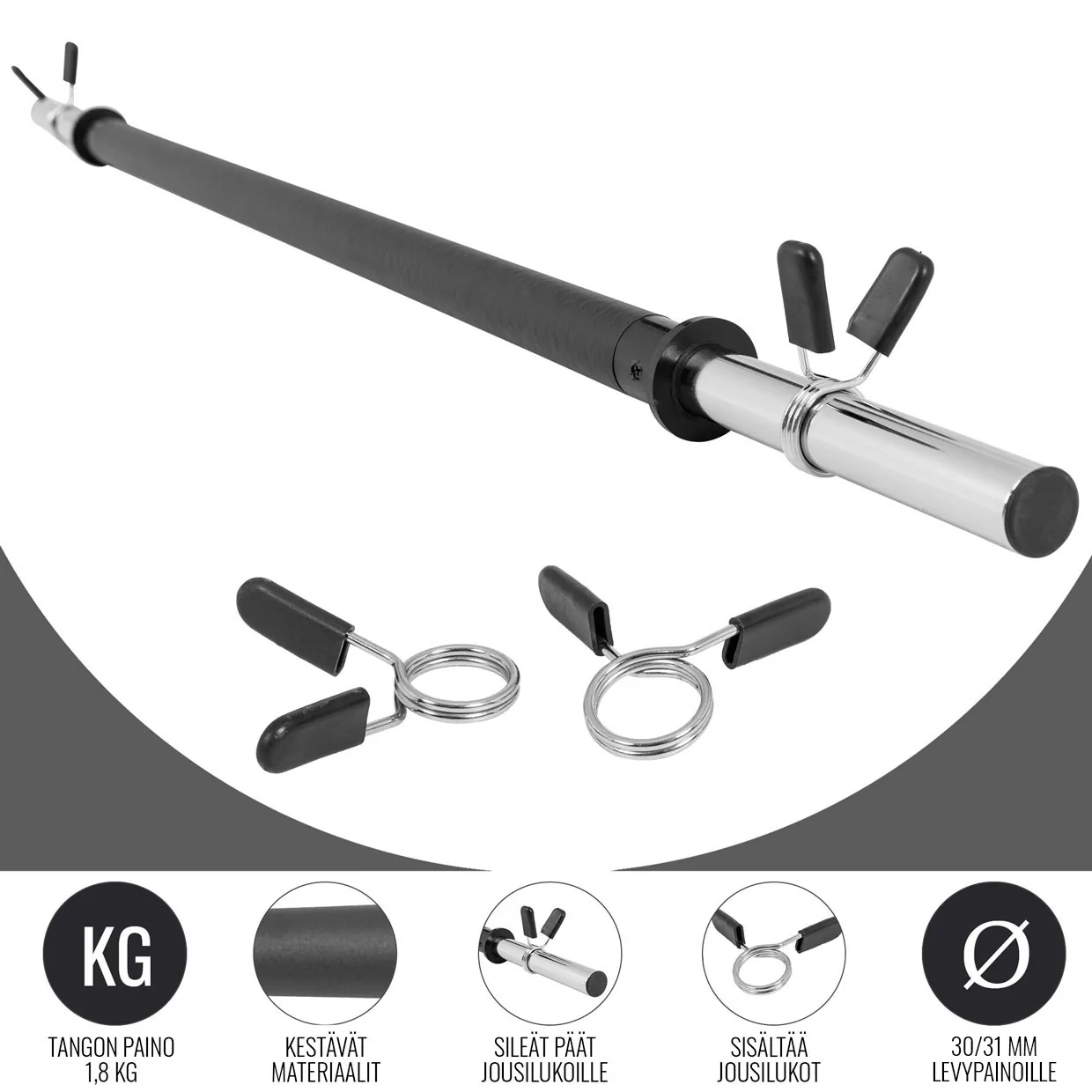 Aerobic-levytanko jousilukoilla 130 cm - Image 9