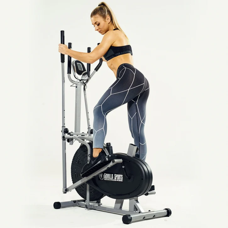 Crosstrainer satulalla, kahvoilla ja ajotietokoneella - Image 2
