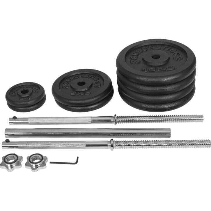 N levytankosetti 60 kg suoralla tangolla - Image 6