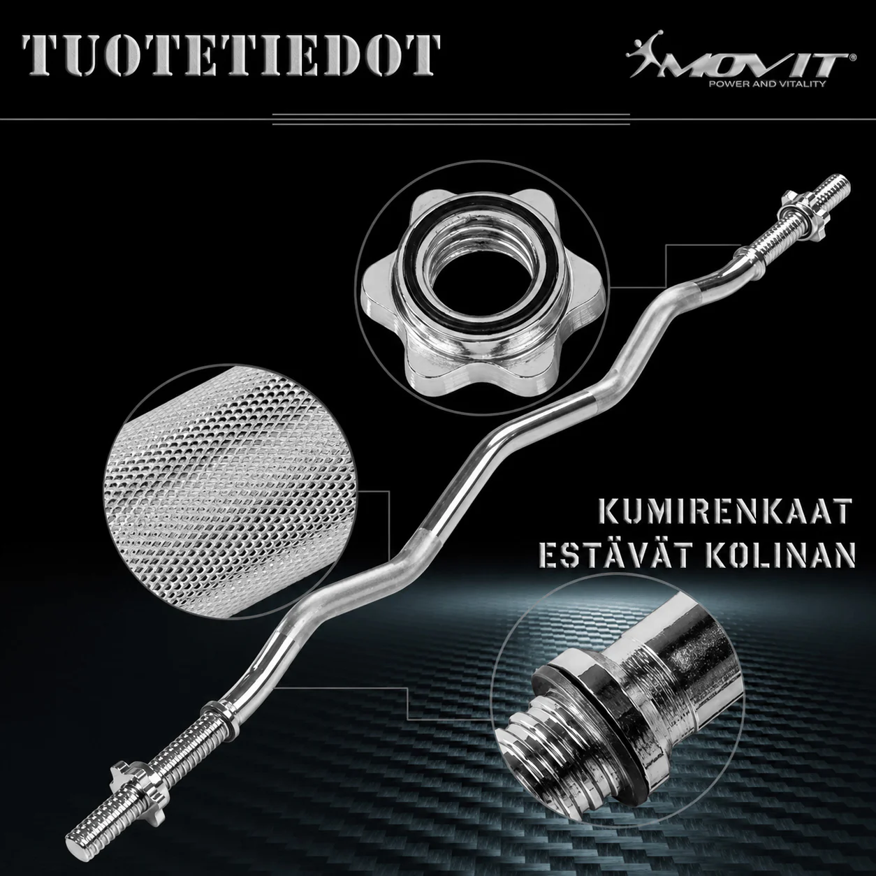 EZ-mutkatanko 130 cm 30 mm lukoilla - Image 7