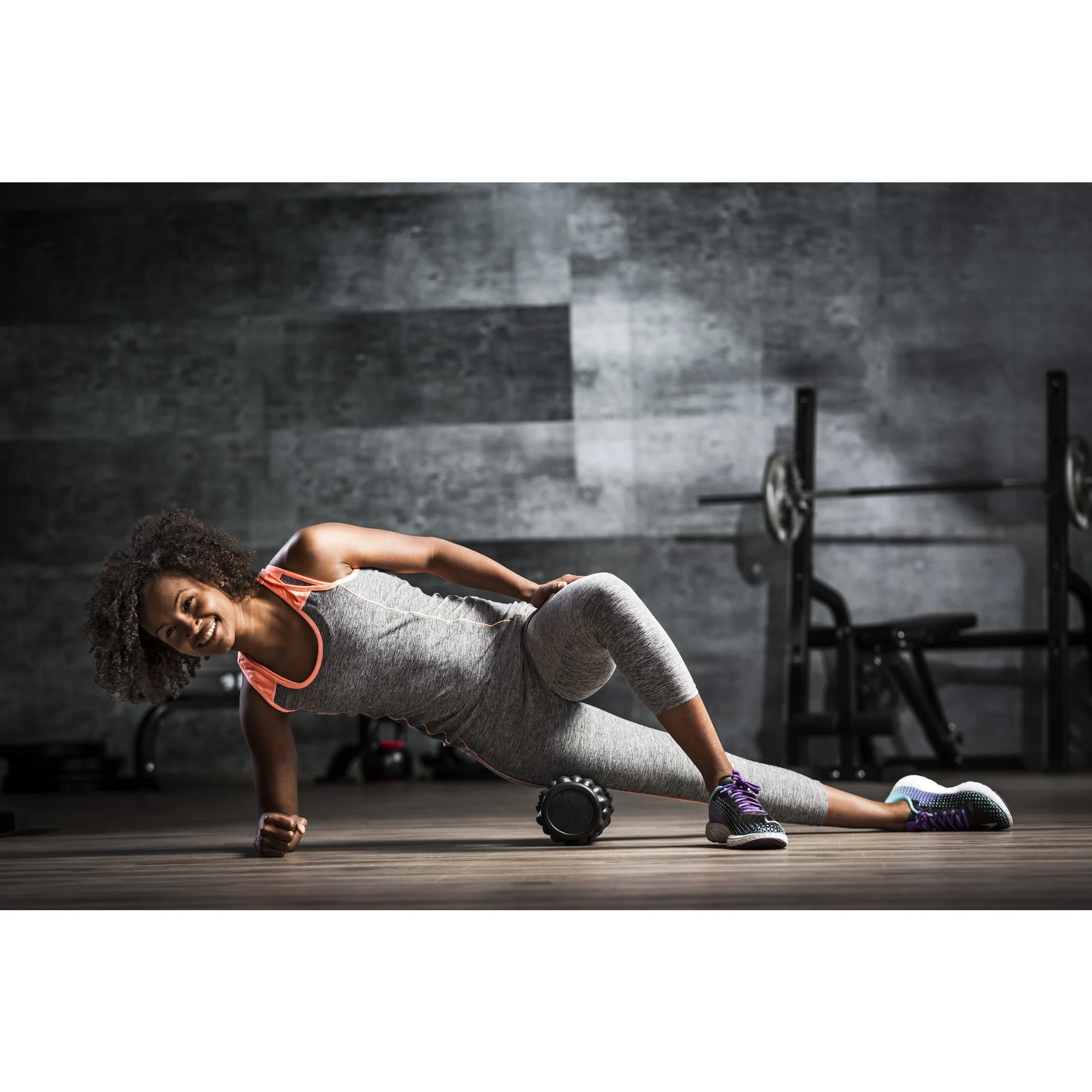 Foam Roller PRO hierontarulla 35 x 13 cm - Image 4