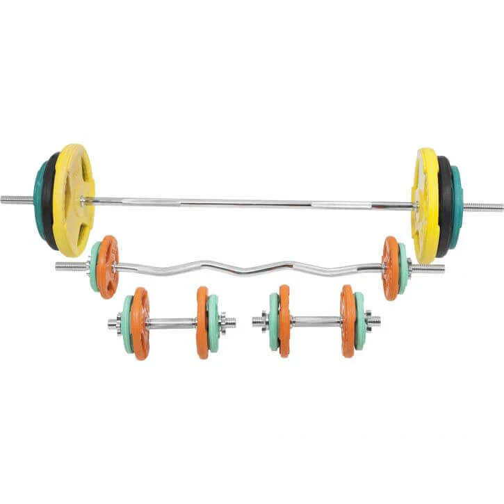 Levytankosarja 105 kg Tri Grip levypainoilla, 30mm - Image 6