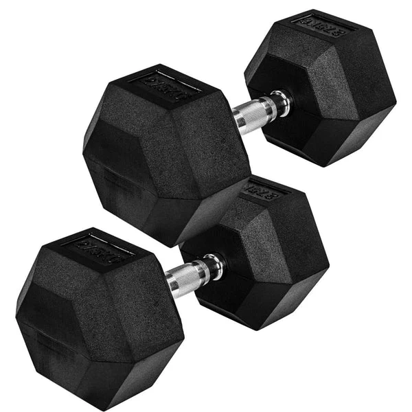 Hexagon-käsipainopari 4–60 kg kumipinnoitteella - Image 5