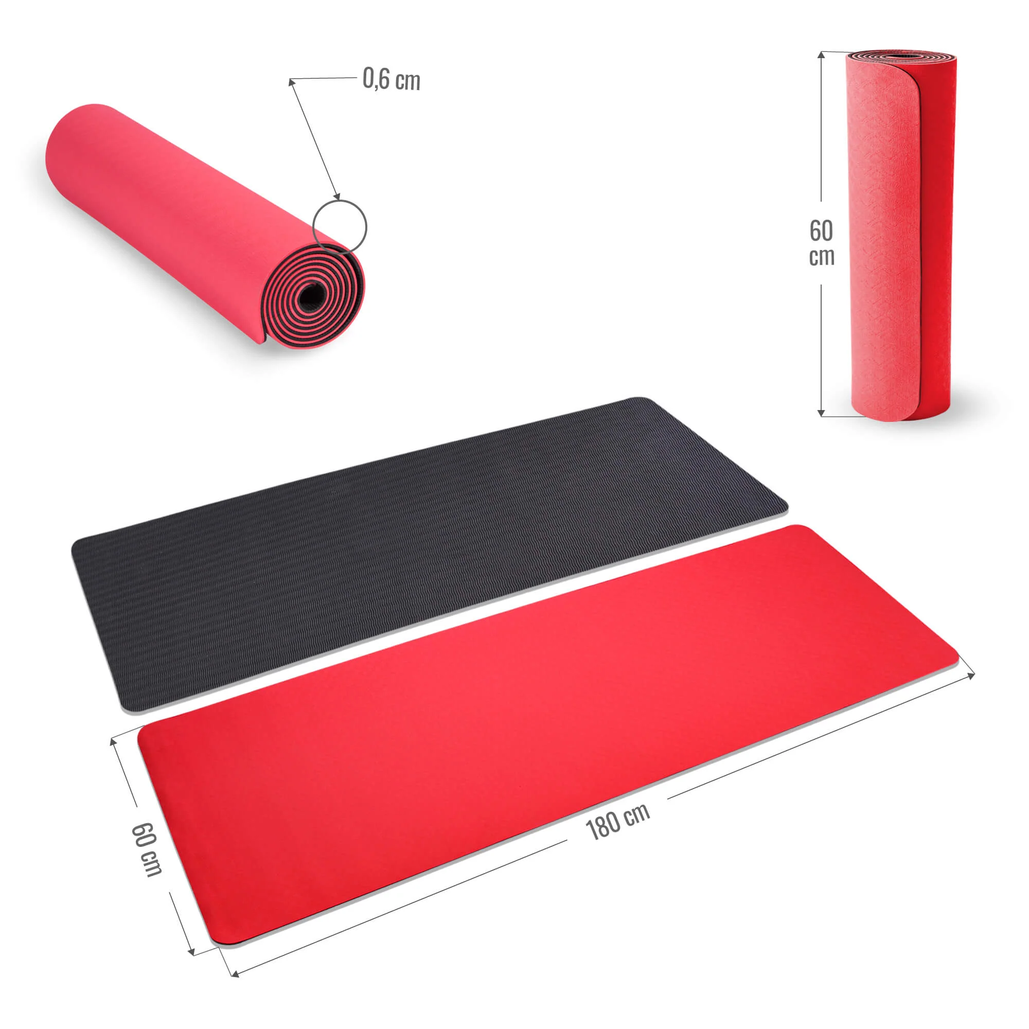 Joogamatto 6 mm 180 x 60 cm - Image 40