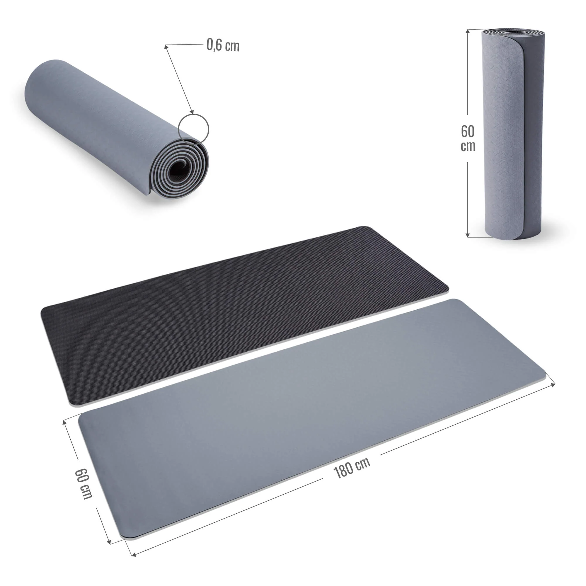 Joogamatto 6 mm 180 x 60 cm - Image 41