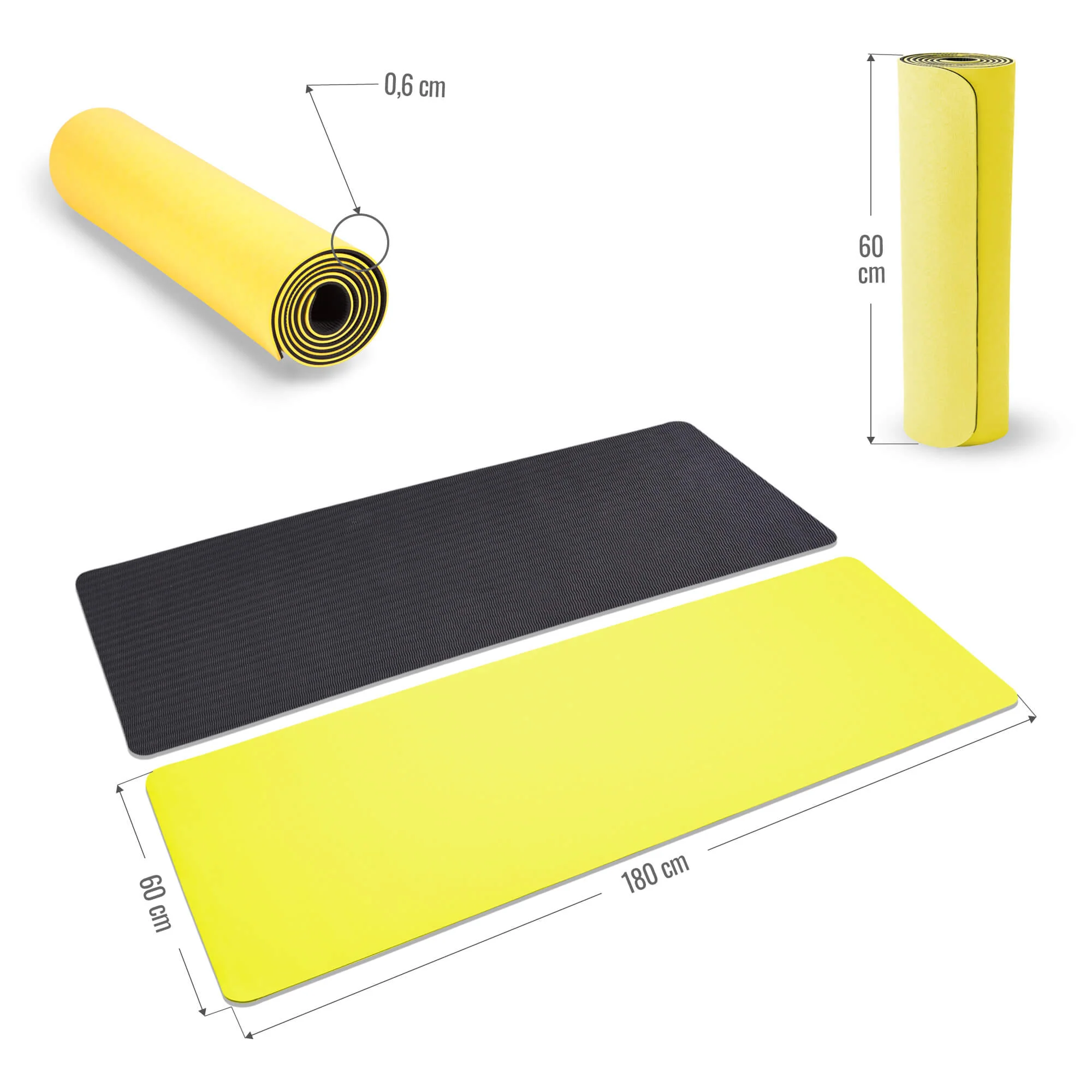 Joogamatto 6 mm 180 x 60 cm - Image 42