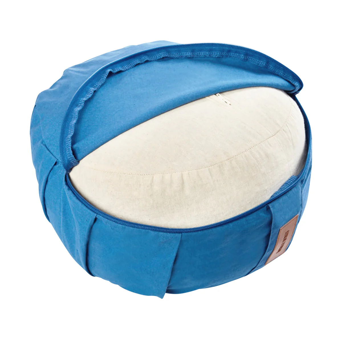 Puuvillainen joogatyyny 34 x 18 cm, Sininen - Image 8