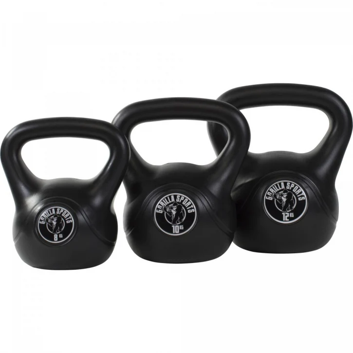 Kahvakuulasetti 8-12 kg, 3 kpl