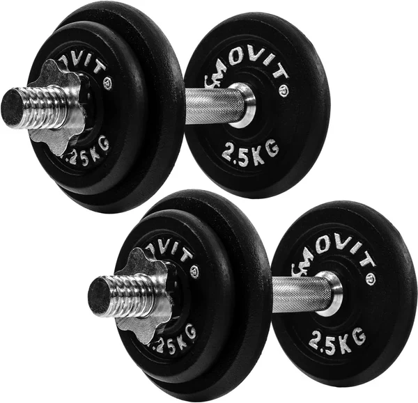 Käsipainosarja 20–60 kg valurautalevyillä ja 30 mm tangoilla - Image 8