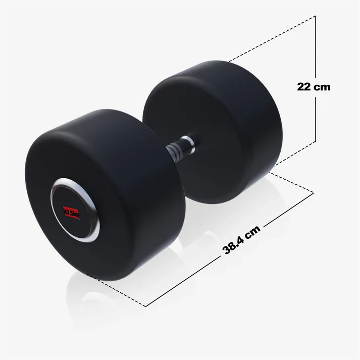 Pro kiinteä kumipinnoitettu käsipaino 2,5–50 kg - Image 26