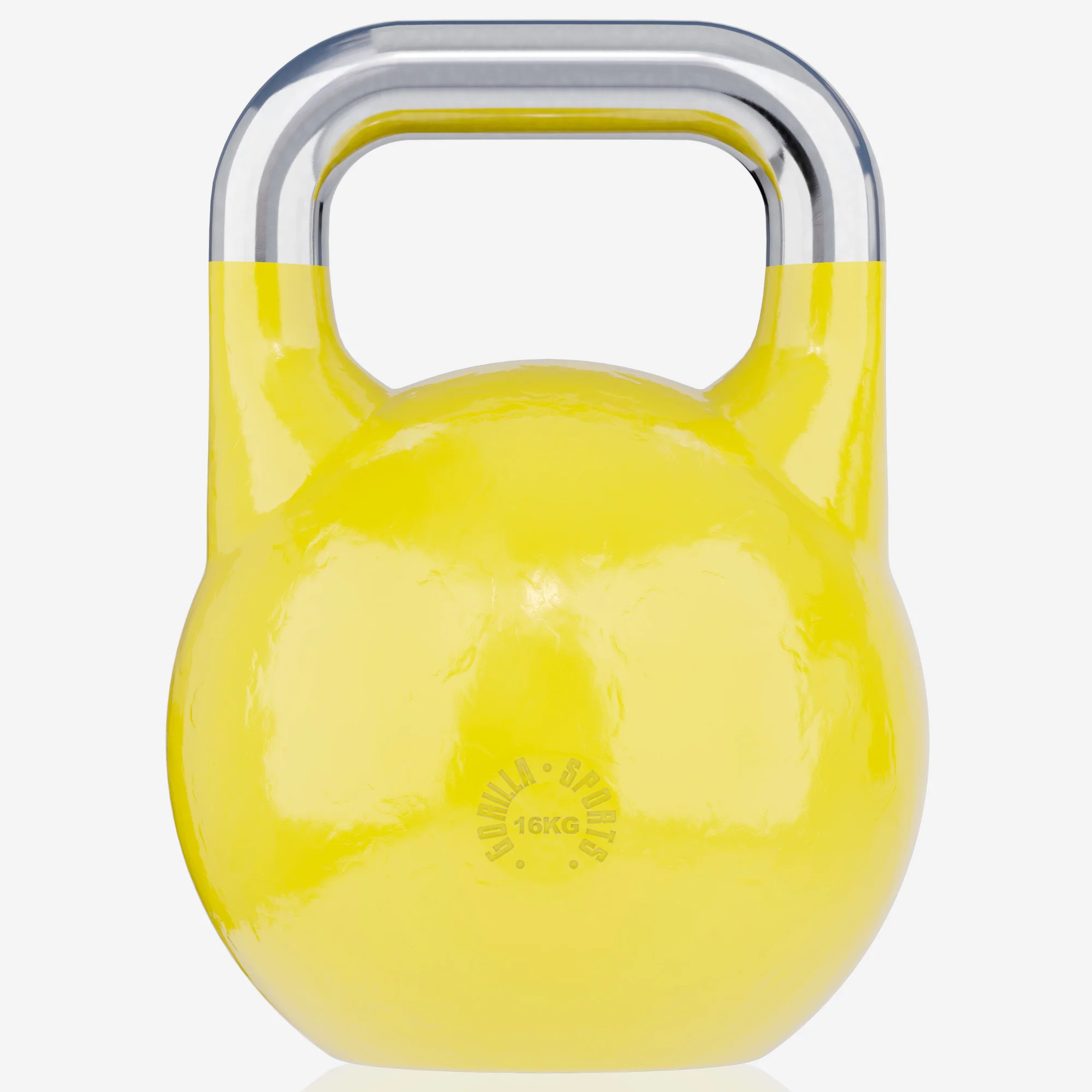 Kisakahvakuula 16 kg, keltainen, valettu teräs - Image 3