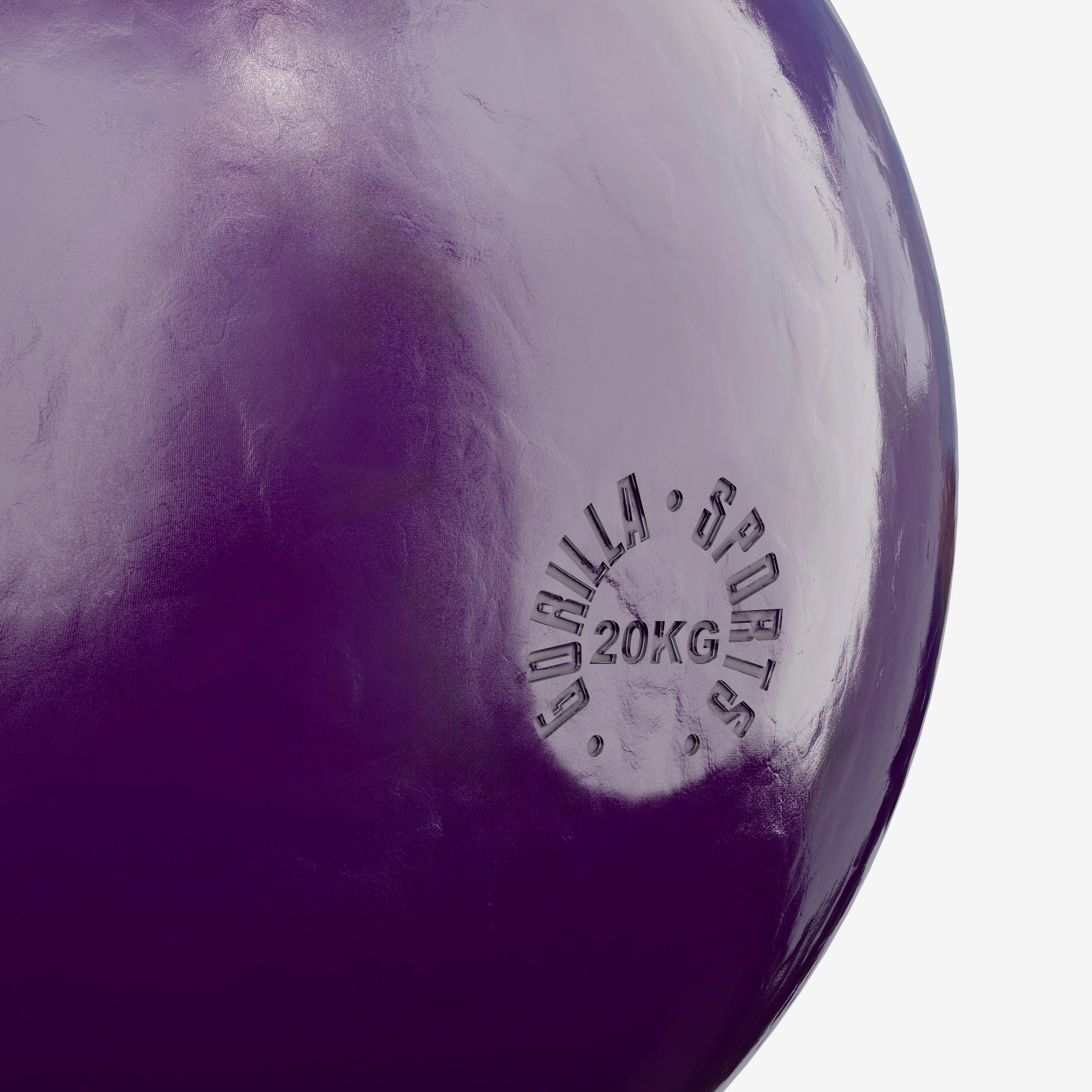 Kisakahvakuula 20 kg, violetti, valettu teräs - Image 4