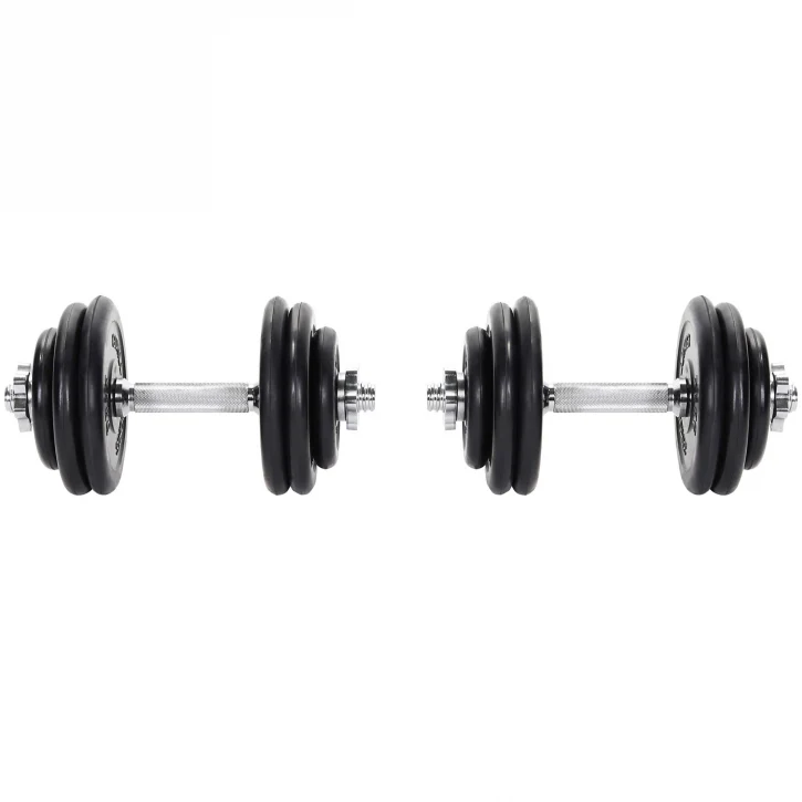 Kumipinnoitettu käsipainosetti 30 kg - Image 2