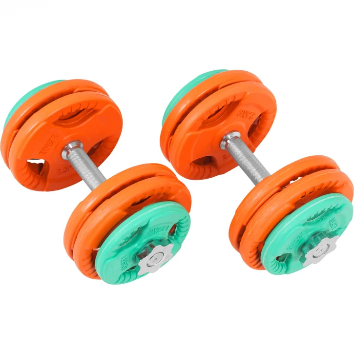 Kumipinnoitteinen Säädettävä käsipainosarja 30 kg - Image 3