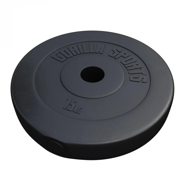 Vinyylipäällysteinen levypaino 15 kg 50 mm