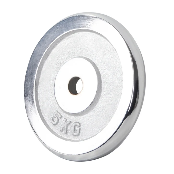 Kromatut levypainot 30 mm 27,5 kg setti - Image 2