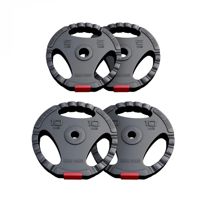 Tri Grip vinyylilevypainot 30 kg 30 mm