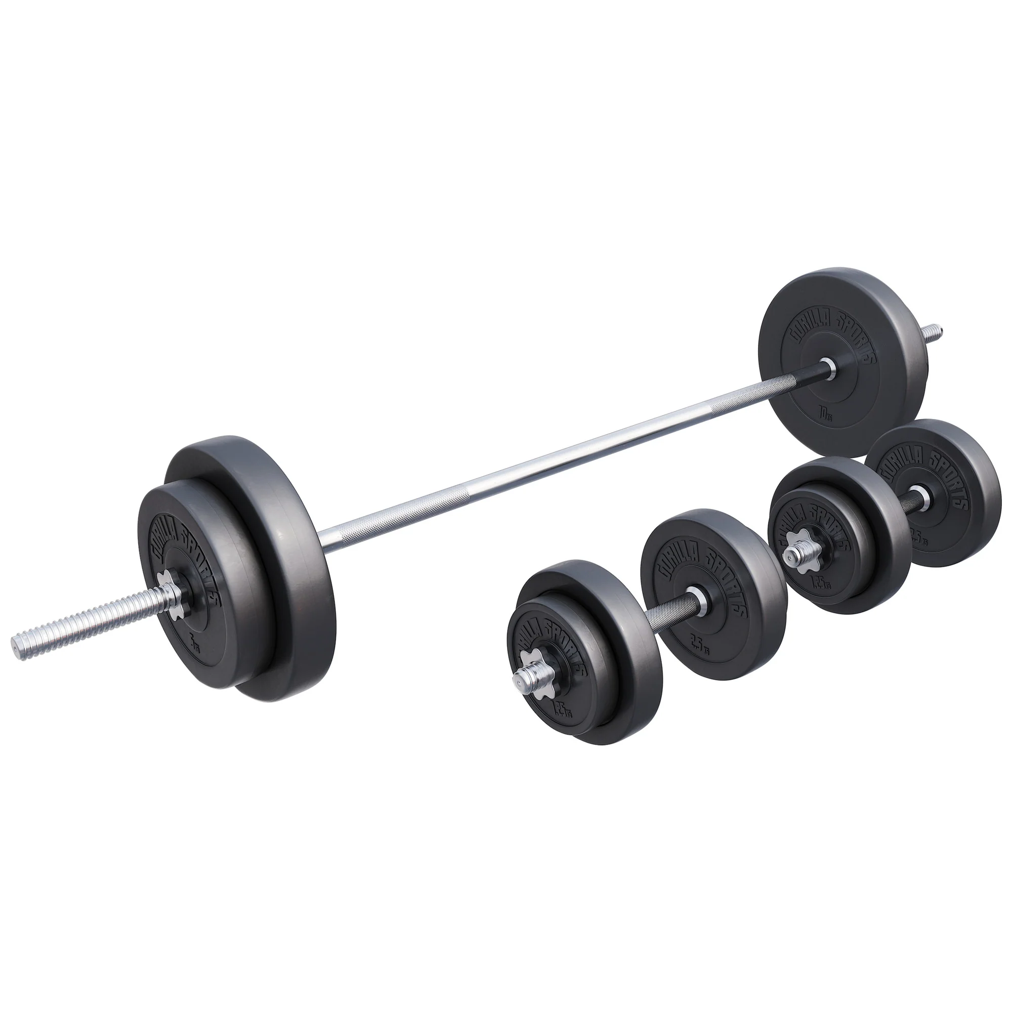 Vinyylinen levytankosarja 60 kg tankoineen