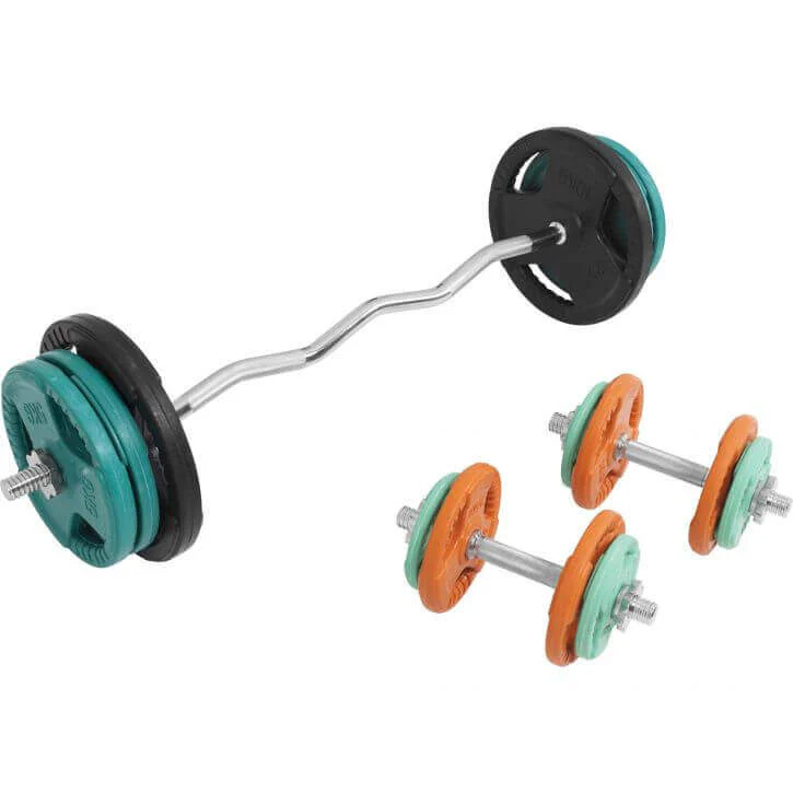 Levytankosarja 70 kg EZ-tangolla ja käsipainotangoilla - Image 6