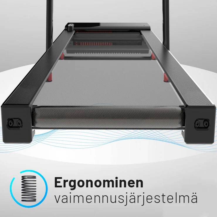 M8 kokoontaitettava juoksumatto, punainen - Image 10