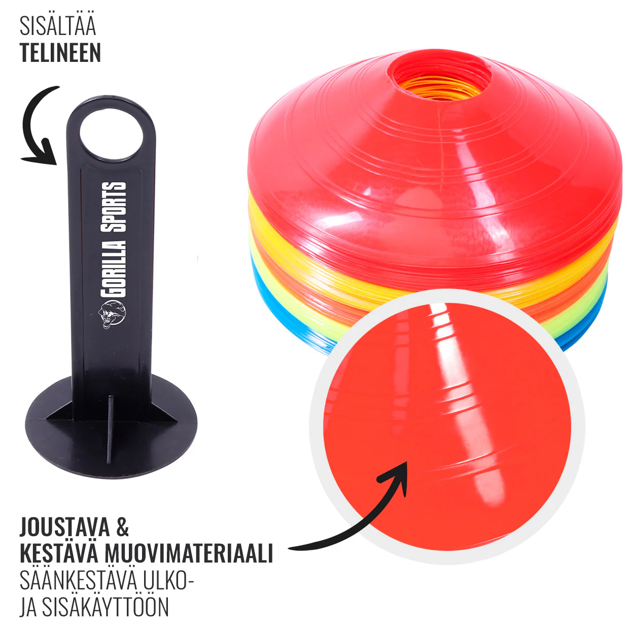 Merkkikartiosarja 50 kpl telineellä, 5 väriä - Image 3