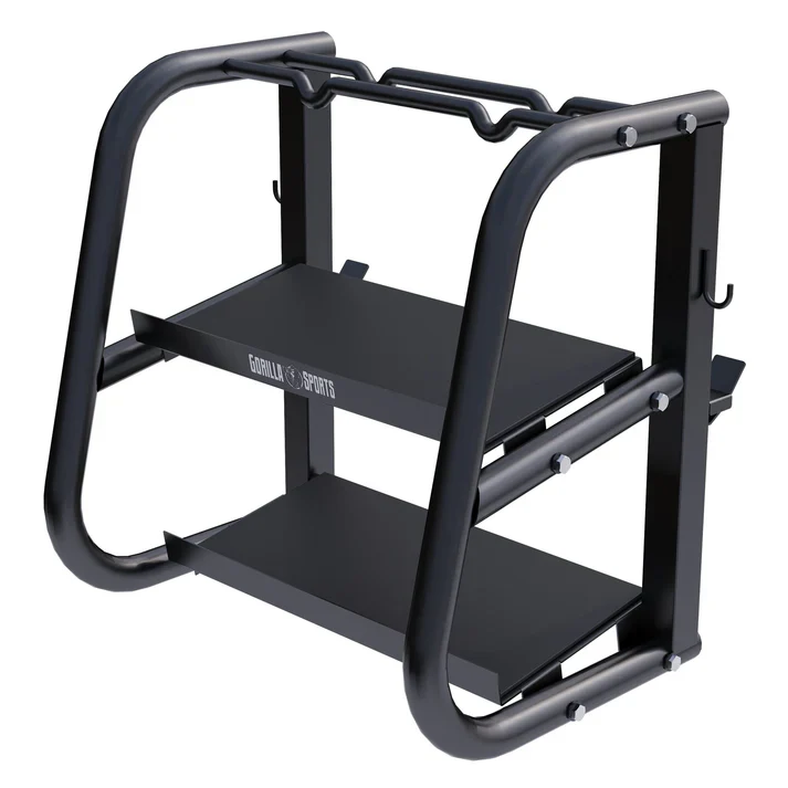 2-Tasoinen käsipainoteline max 300 kg