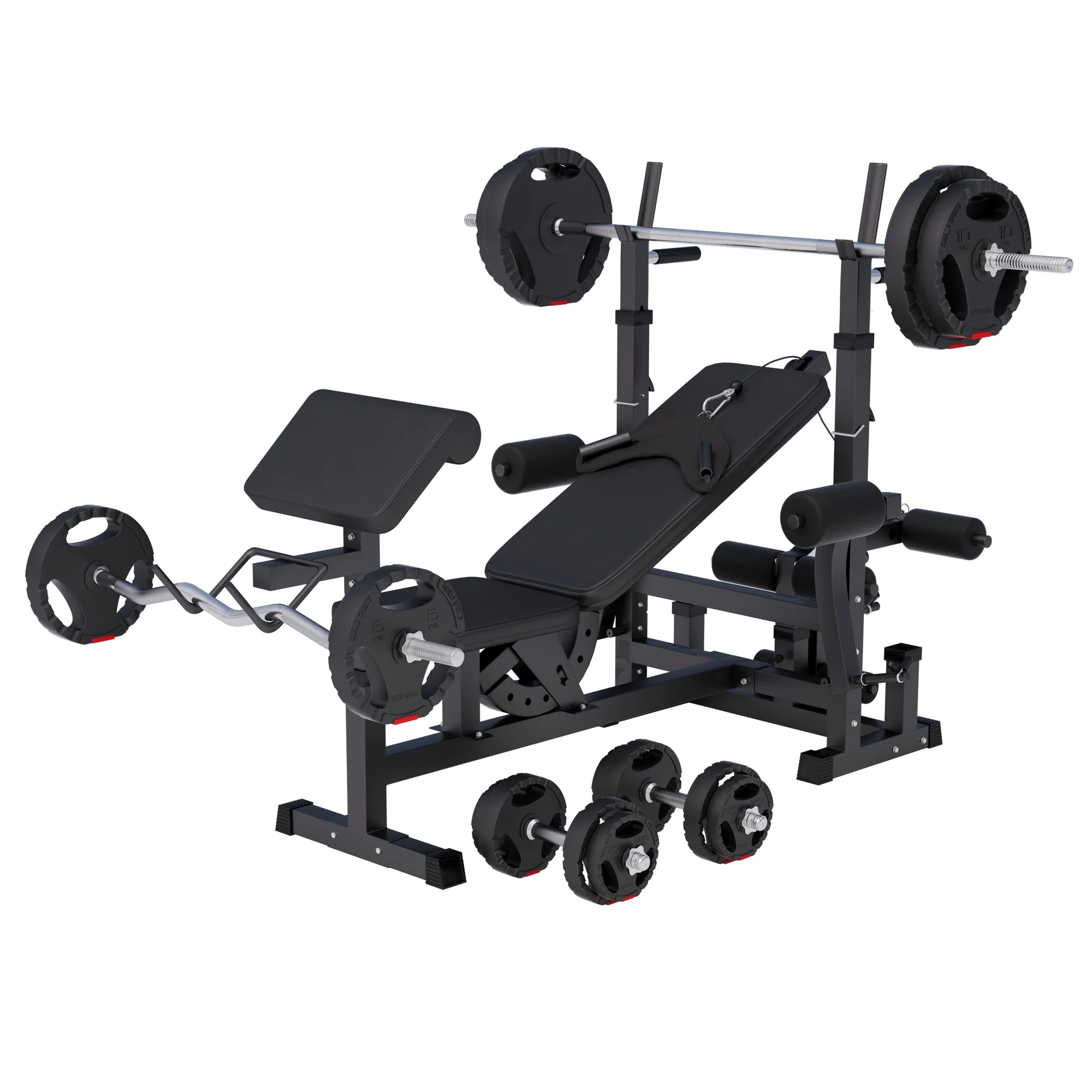 Monipuolinen treeniasema 100 kg Tri Grip painosetillä