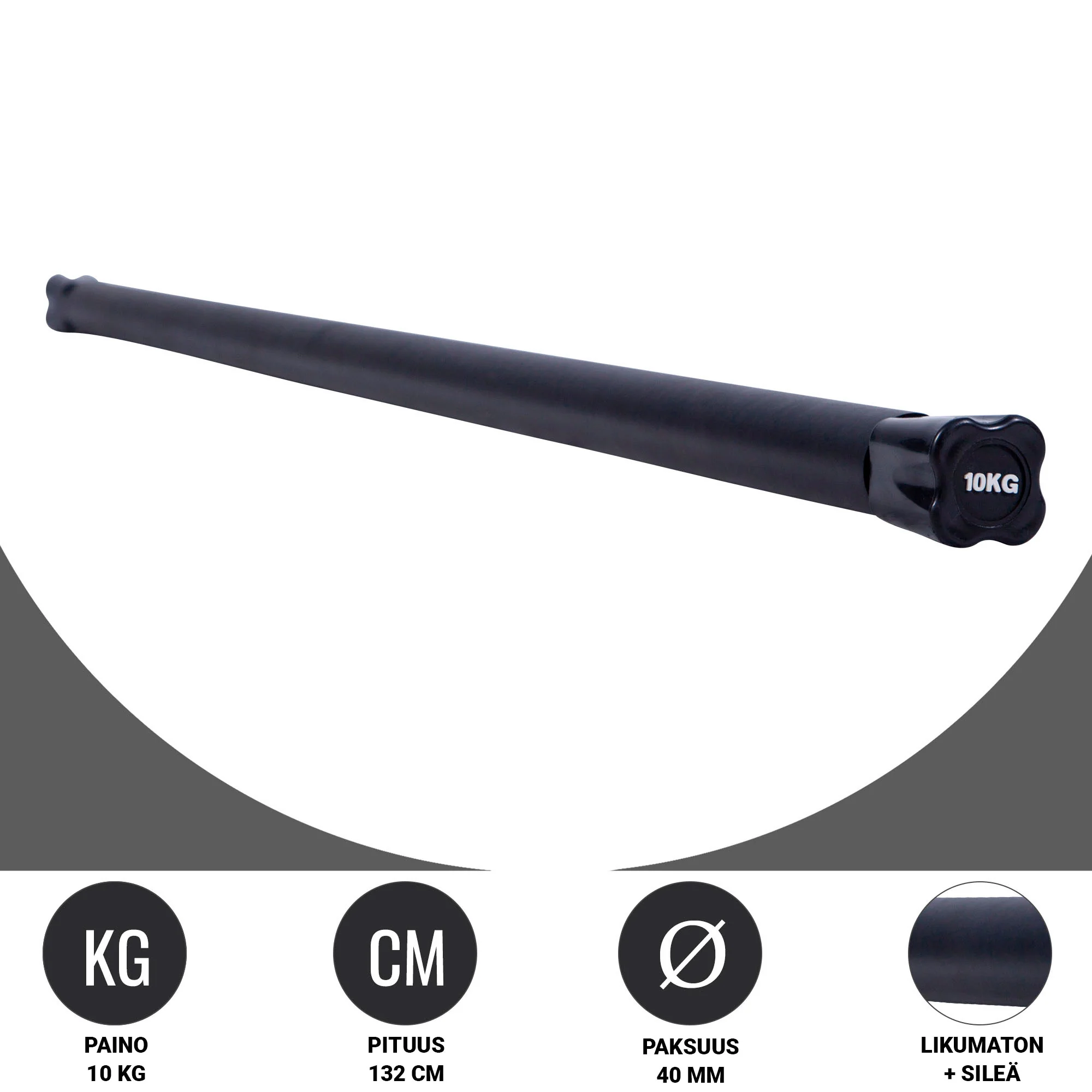 Aerobic Bar 1–10 kg – kiinteäpainoinen ryhmätreenitanko - Image 41