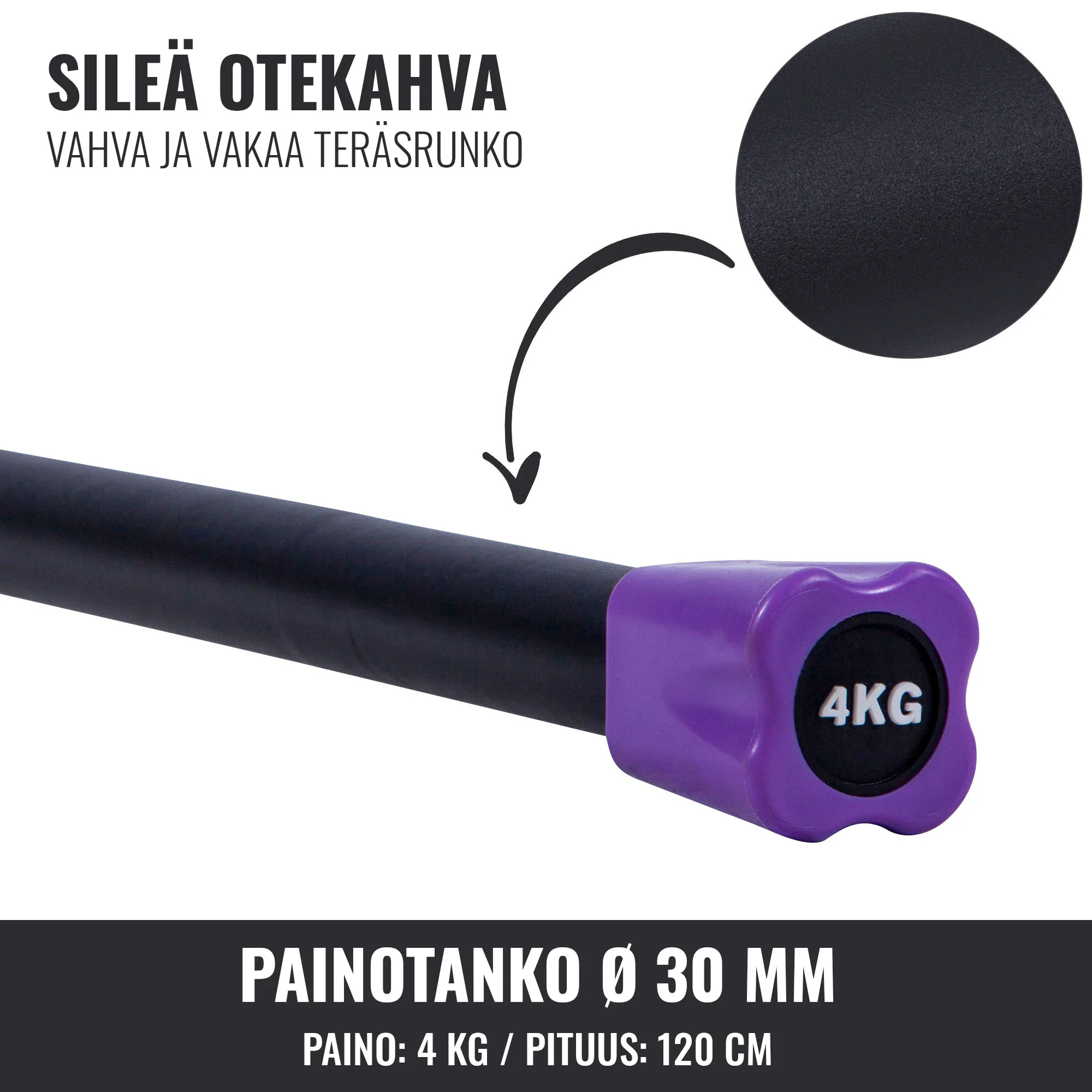 Aerobic Bar 1–10 kg – kiinteäpainoinen ryhmätreenitanko - Image 42