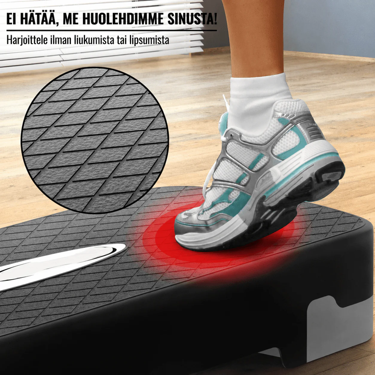 Korkeussäädettävä aerobic steppilauta 3 tasoa - Image 8