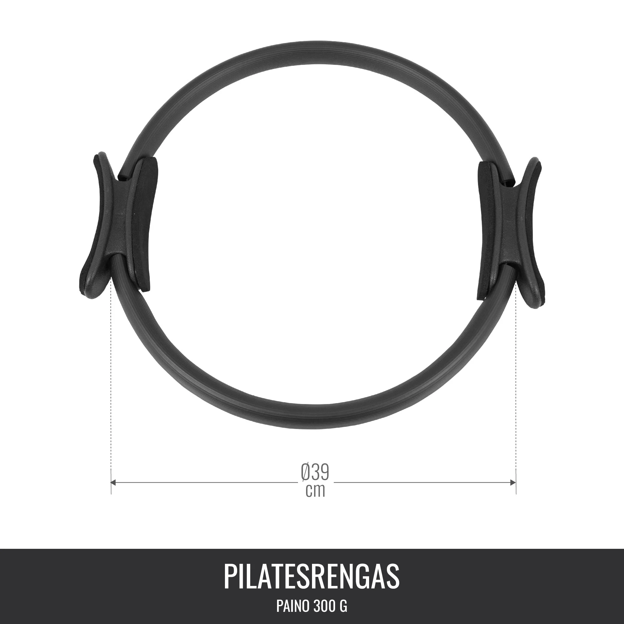 Pilatesrengas 39 cm ergonomisilla kahvoilla - Image 2