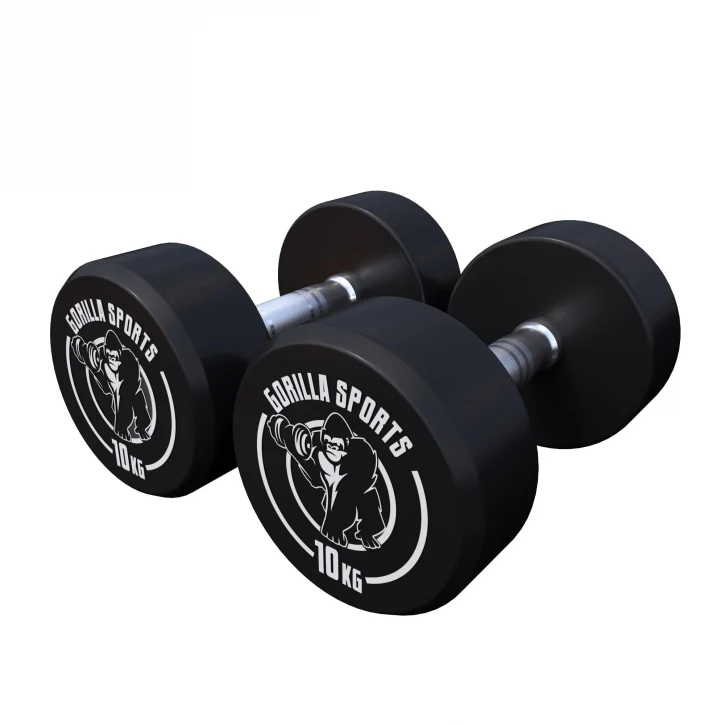 Pro kiinteä käsipainopari, kumipinnoitettu, 2,5–15 kg - Image 10
