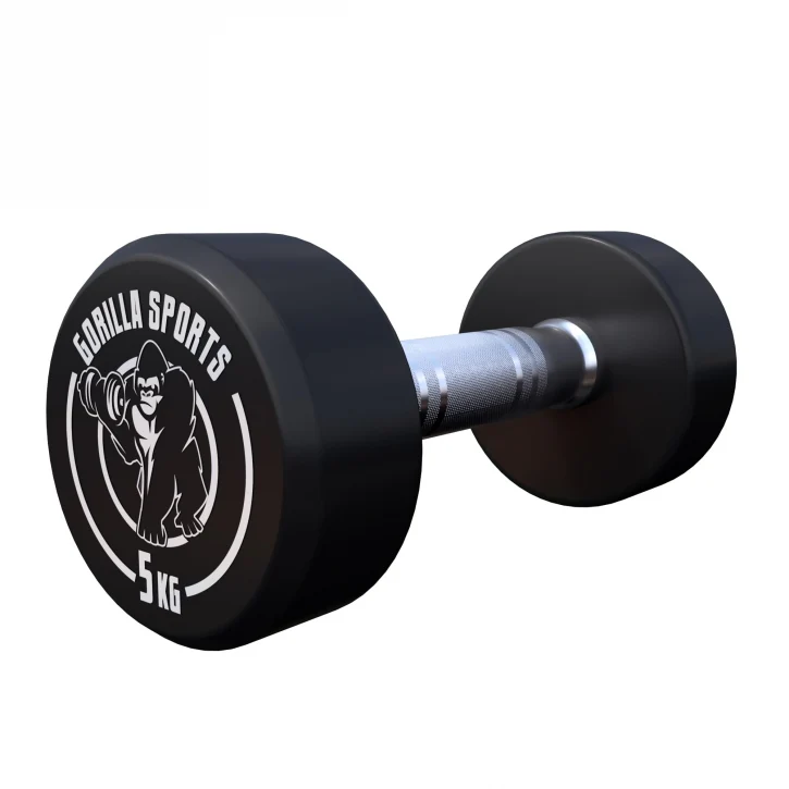 Pro kiinteä käsipainopari, kumipinnoitettu, 2,5–15 kg - Image 5