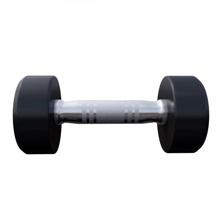 Pro kiinteä käsipainopari, kumipinnoitettu, 2,5–15 kg - Image 6