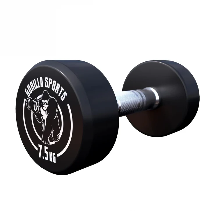 Pro kiinteä käsipainopari, kumipinnoitettu, 2,5–15 kg - Image 8
