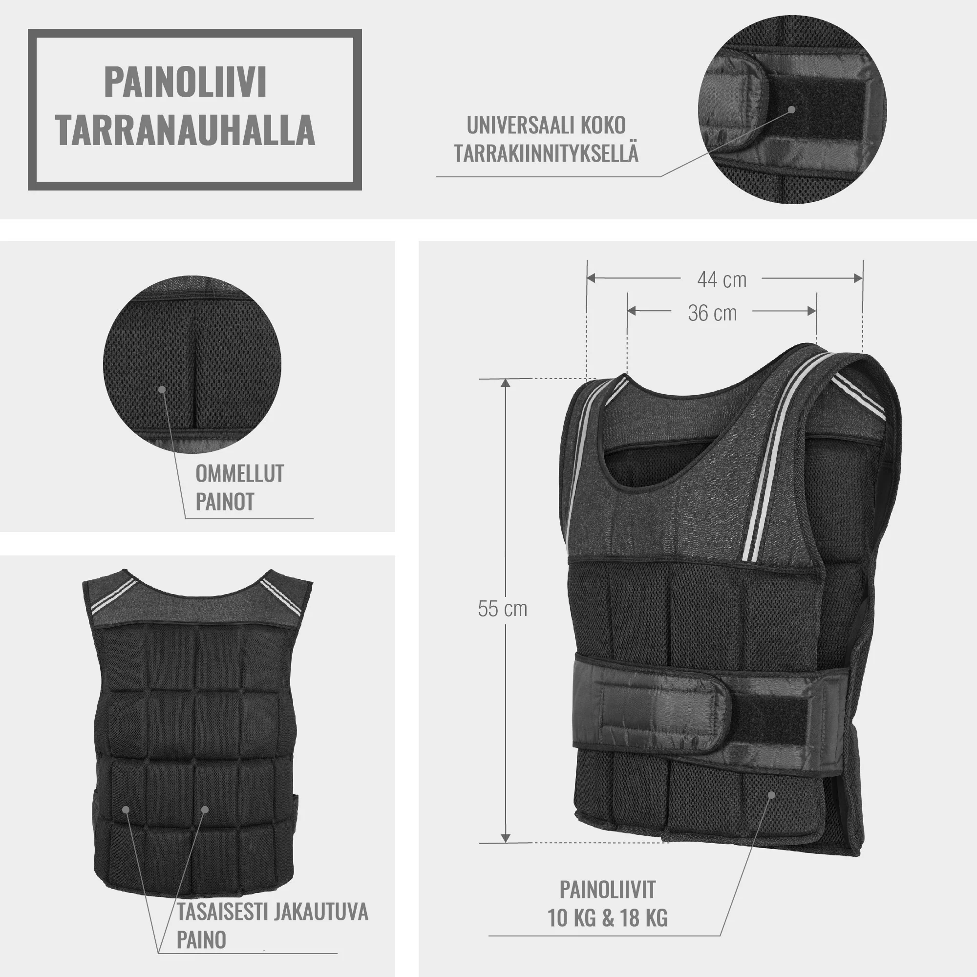 Pro-painoliivi 10 kg - Image 6