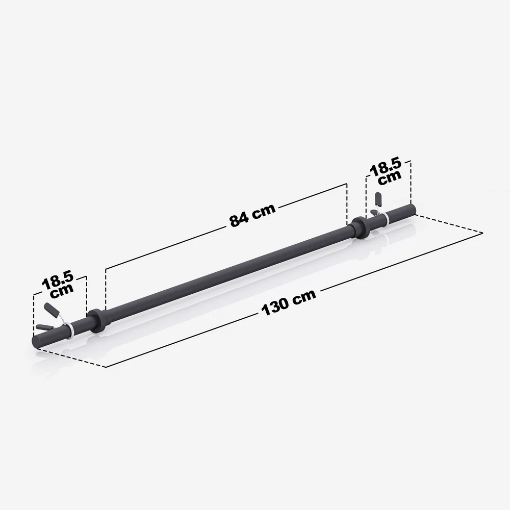 Aerobic-/pump-tanko 130 cm – jousilukoilla, musta - Image 3