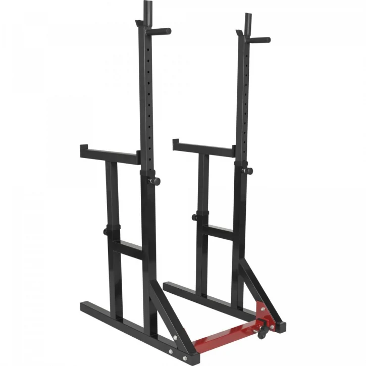 Säädettävä kyykkyteline, levytanko ja painot 40 kg - Image 2