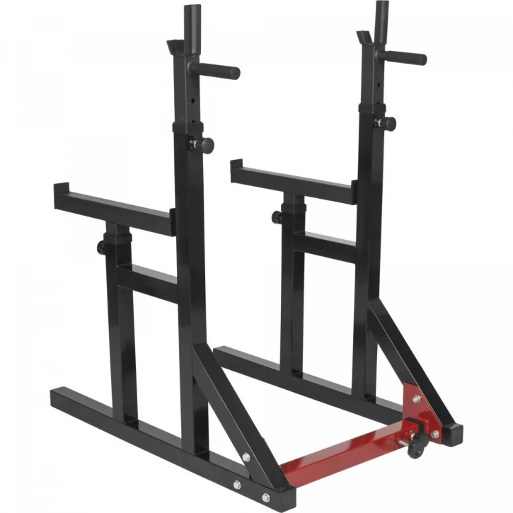 Säädettävä kyykkyteline, levytanko ja painot 40 kg - Image 4