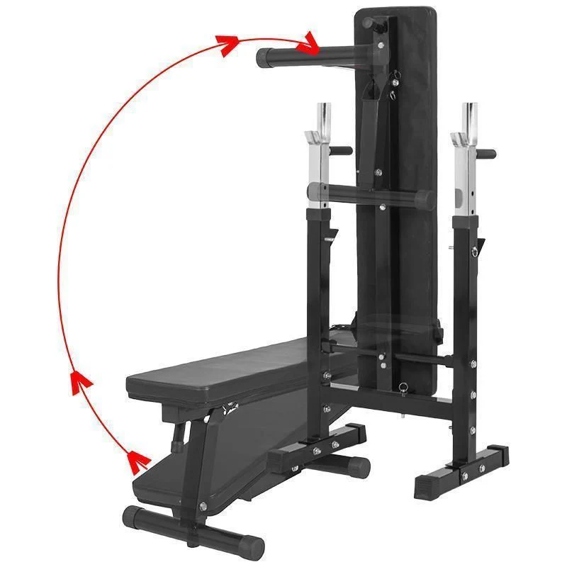 Säädettävä painonnostopenkki + 70 kg levytankosarja - Image 15