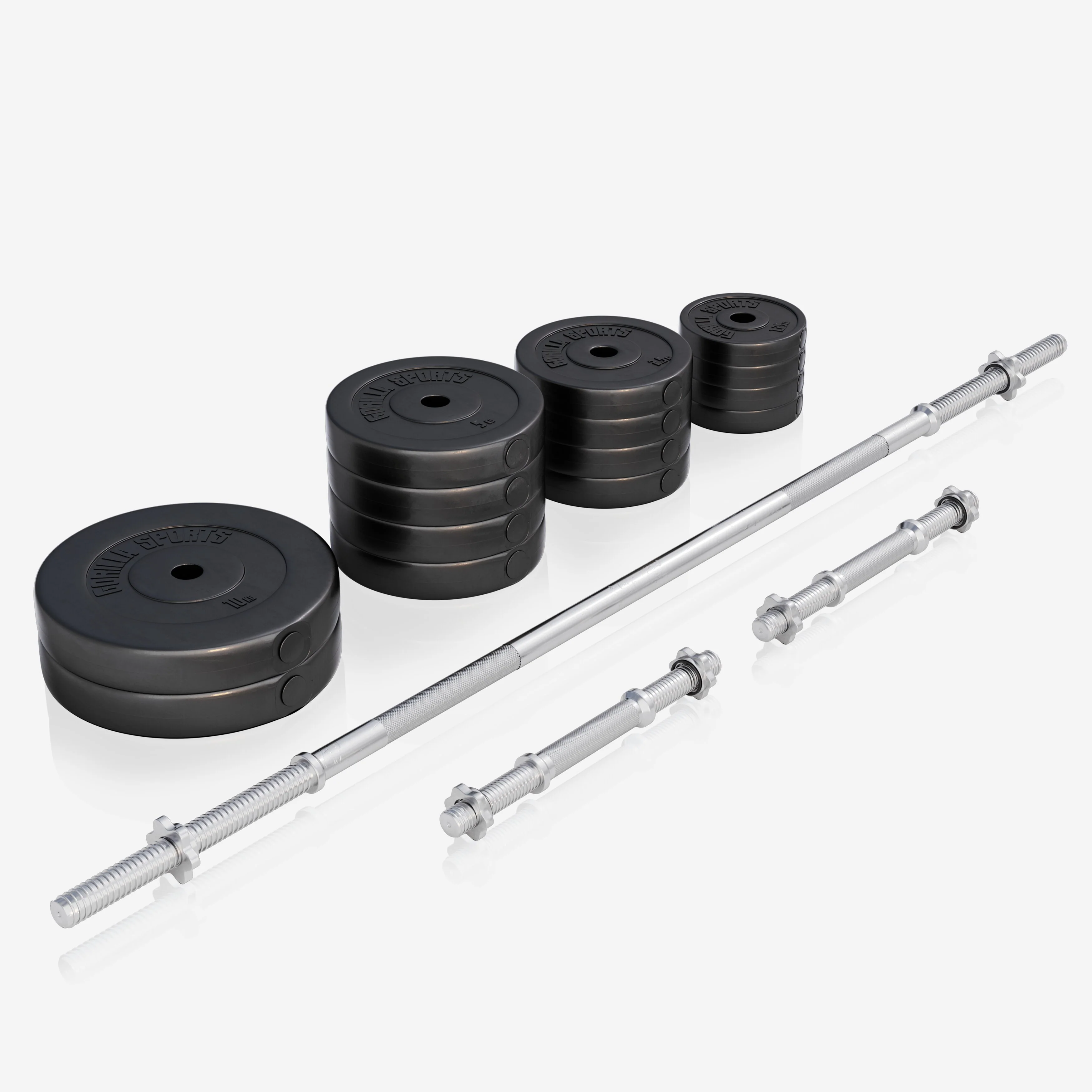 Säädettävä painonnostopenkki + 70 kg levytankosarja - Image 6