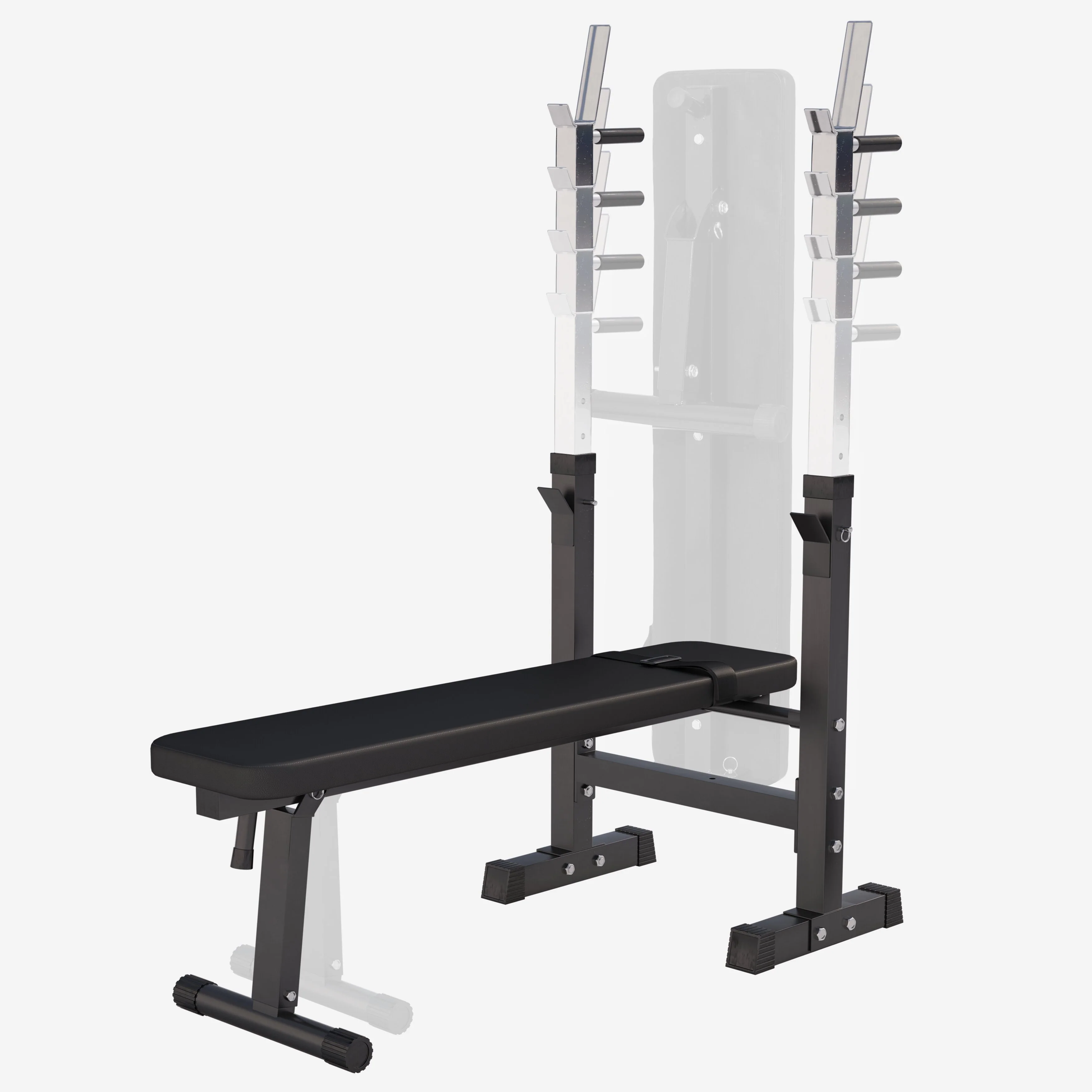 Säädettävä painonnostopenkki ja 40 kg levytankosarja - Image 4