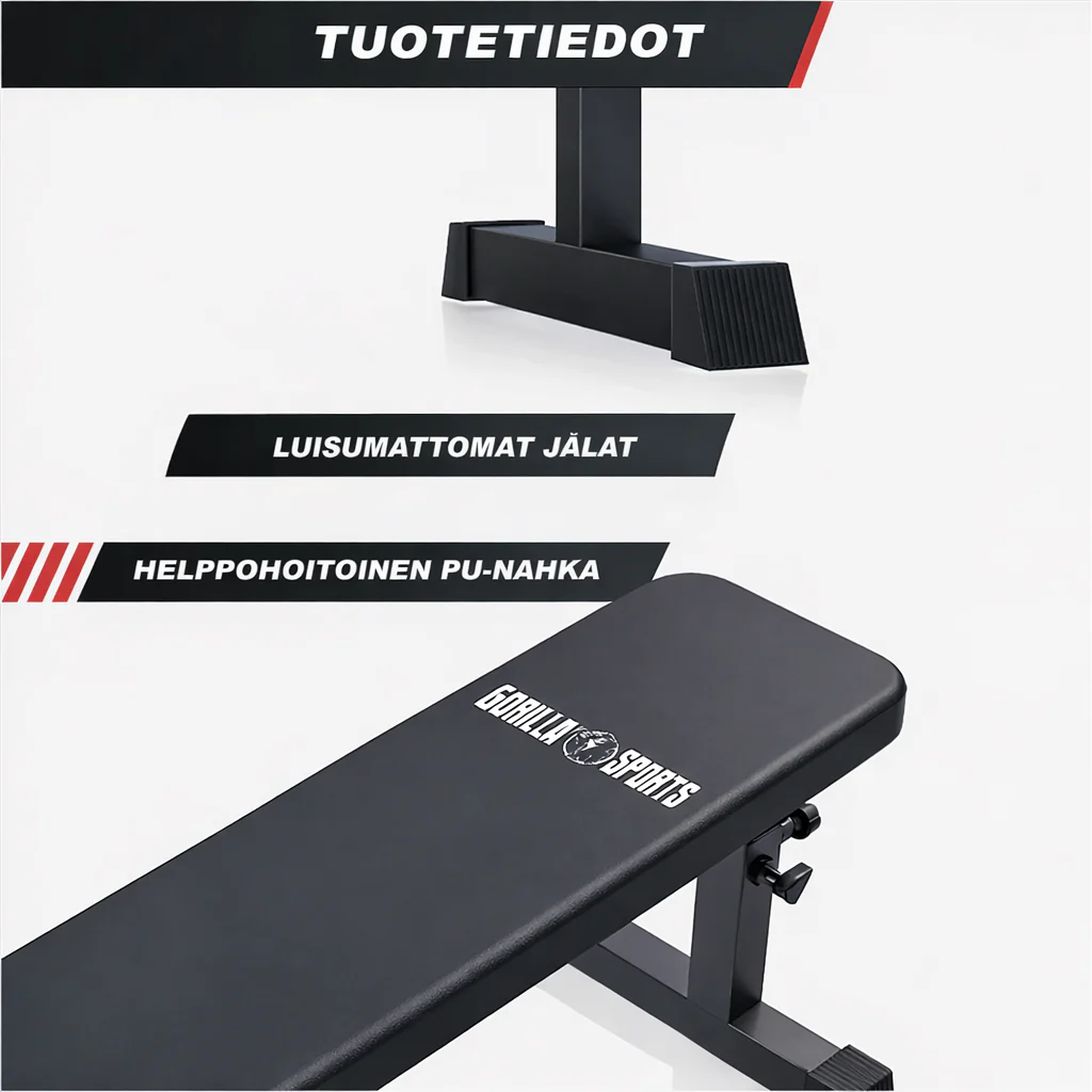 Säädettävä tasapenkki Musta - Image 6